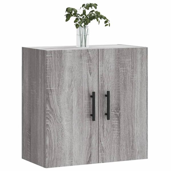 vidaXL Wandkast 60x31x60 cm bewerkt hout grijs sonoma eikenkleurig