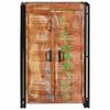vidaXL Highboard met Deuren Bruin Massief Gerecycled Hout en Metaal