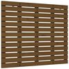 vidaXL Hoofdbord wandmontage 126x3x91,5 cm grenenhout honingbruin