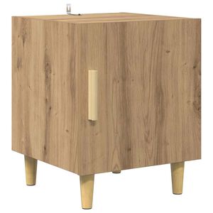 vidaXL Nachtkastje Artisan Eiken 40 x 40 x 50 cm Bewerkt hout