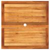 vidaXL Tuintafel 80x80x75 cm poly rattan en acaciahout beige