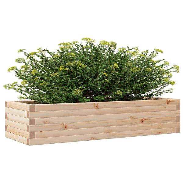 vidaXL Plantenbak 110x40x23 cm massief grenenhout