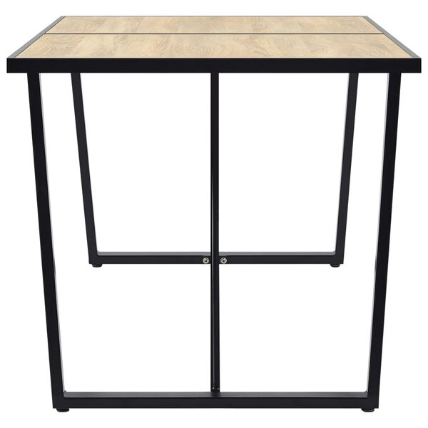 vidaXL 9-delige Eethoek kunstleer cr&egrave;me