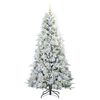 vidaXL Kunstmatige Inklapbare Kerstboom Groen 180 cm PE en PVC
