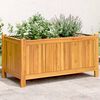 vidaXL Plantenbak met voering 80x42x40 cm massief acaciahout