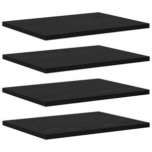 vidaXL Boekenplank Bord 3-laags 4 st 40 x 30 x 1,5 cm Bewerkt hout