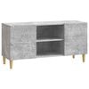 vidaXL TV-kast 102 x 34,5 x 50 cm Betongrijs Bewerkt hout