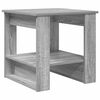 vidaXL Salontafel Grijs Sonoma 51 x 50 x 50 cm Bewerkt hout