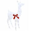 vidaXL 3D Kerst Rendier LOVIISA 110 LED's Koel wit 70 x 26 x 100 cm