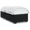 vidaXL Bedframe fluweel zwart 90x190 cm