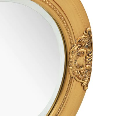 vidaXL Wandspiegel barok stijl 50 cm goudkleurig
