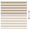 vidaXL Zebra Blind 150x100 cm stofbreedte 145,9 cm polyester zandbruin