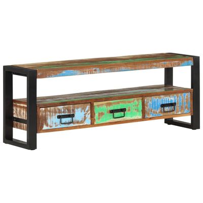vidaXL Tv-meubel 120x30x45 cm massief gerecycled hout