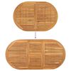 vidaXL Tuin Eetset 7 pcs Bruin 200 x 100 x 75 cm Massief teakhout