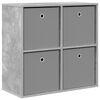 vidaXL Dressoir met lade Beton Grijs 68,5 x 32 x 67 cm