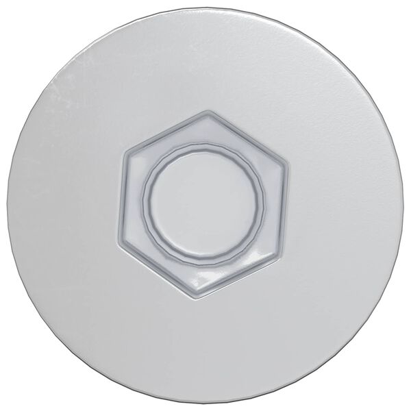 vidaXL Bevestigingsschroeven 12 pcs Zilver &Oslash;7 x 50 mm Metaal