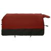 vidaXL Paardendeken Bordeaux en Zwart 95 cm Polyester