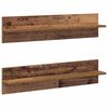 vidaXL Wandplank Muurmontage 2 st Oud Hout 80 x 11,5 x 18 cm
