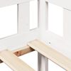 vidaXL Slaapbank met lades 90x190 cm massief grenenhout wit