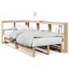 vidaXL Bed met boekenkast zonder matras massief grenenhout 100x200 cm