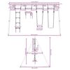 vidaXL Schommelset met schommels, trapeze en ladder