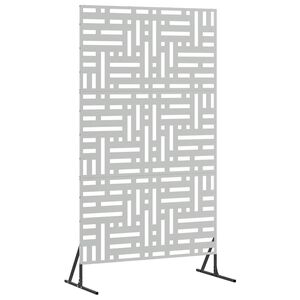 vidaXL Privacyscherm 100 x 50 x 180 cm Gegalvaniseerd staal zilver
