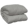 vidaXL Verzwaringsdeken 200x230 cm 13 kg stof grijs