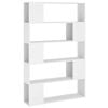 vidaXL Boekenkast/kamerscherm 100x24x155 cm bewerkt hout wit