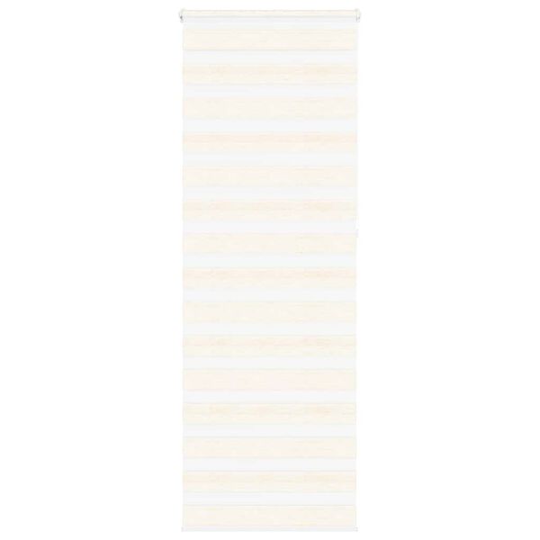 vidaXL Zebra rolgordijn 90x230 cm stofbreedte 85,9 cm marmerbeige