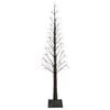 vidaXL Starburst kerstboom Bruin 17 x 17 x 180 cm Kunststof 432 LED's