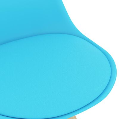 vidaXL 3-delige Barset blauw
