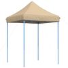 vidaXL Partytent 200 x 200 x 306 cm Beige Oxford Stof