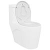 vidaXL Toiletzitting Wit 44,5 x 37,3 x 4,3 cm Duroplast