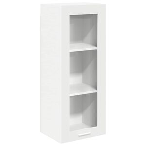 vidaXL Hangkast met opslag Wit 40 x 31 x 100 cm Bewerkt hout