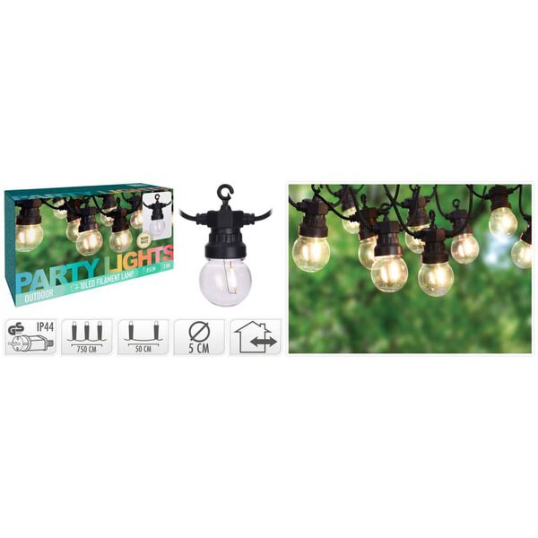 ProGarden Tuinverlichting met 10 lampen LED 24 V