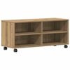 vidaXL TV-kast 90 x 35 x 40,5 cm Bruin Bewerkt hout