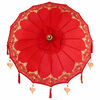 vidaXL Balinese parasol met basis Rood 95 x 95 x 260 cm