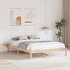 vidaXL Bedframe Naturel 160 x 200 cm Massief grenenhout
