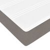 vidaXL Ottoman bed met matras 100x200cm stof taupe