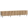 vidaXL TV-kast Artisanaal eiken 147 x 34,5 x 32 cm Bewerkt hout