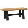 vidaXL Eetbank NOAIN 120 x 41 x 45 cm Massief grenenhout Naturel