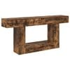 vidaXL Gerookte Eik 160 x 30 x 74 cm