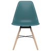 vidaXL Eetkamerstoelen 2 st PP turquoise