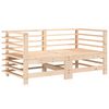 vidaXL Tuinhoekbanken 2 st massief grenenhout