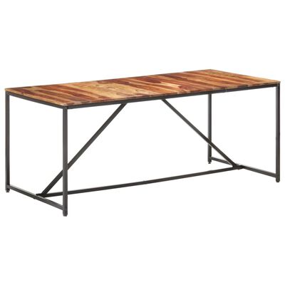 vidaXL Eettafel 180x90x76 cm massief hout