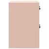 vidaXL Bestandenkast Roze 44 x 50 x 106,5 cm Koudgewalst Staal