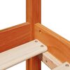 vidaXL Bedframe zonder matras massief grenenhout wasbruin 140x200 cm