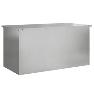 vidaXL Tuinkussenopbergdoos Gegalvaniseerd staal 100 x 50,5 x 50 cm