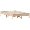 vidaXL Bedframe zonder matras massief grenenhout 120x200 cm