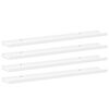 vidaXL Wandschappen 4 st 80x9x3 cm wit